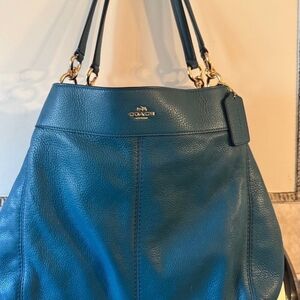 Coach Blue Leather Women's Bag